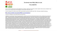 Desktop Screenshot of pndl.com